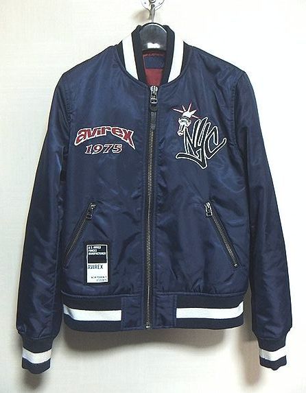 16000円 中古 安い 超レア‼︎B系‼︎AVIREXレザースタジャンスタジアム