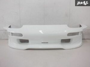 社外 メーカー不明 PORSCHE ポルシェ911 993 カレラ フロントバンパー FRP エアロ 白系 即納 棚2F-G-5