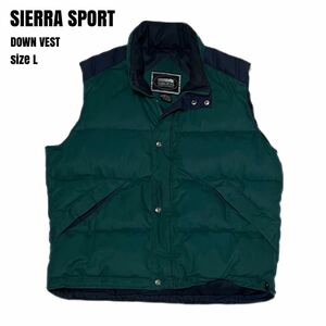 ＊6294 【訳あり】SIERRA SPORT シエラスポーツ　ダウンベスト