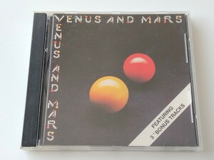 【87年初リマスター盤】Wings / Venus And Mars +3ボートラCD EMI/PARLOPHONE US CDP746984-2 75年名盤,Paul McCartney,Denny Laine,