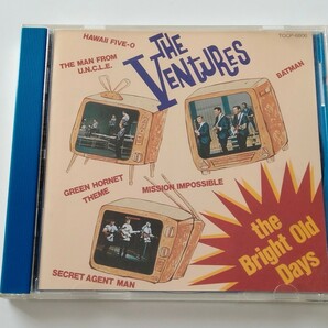 The Ventures / The Bright Old Days-懐しのTV主題歌集 CD 東芝EMI TOCP6806 91年青トレー盤,スパイ大作戦,秘密諜報員,妖精コマネチ,BATMANの画像1