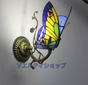 Art hand Auction ¡Venta especial! Recomendación popular de alta calidad ☆ Artículo de decoración ☆ Iluminación de pared Lámpara de vidrieras Aplique de pared Excelente estado, artesanía, artesanías, Artesanías De Vidrio, Vitral