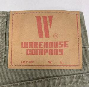 WAREHOUSE одежда house мужской W30 размер American Casual б/у одежда прекрасный товар низ Denim брюки хаки 