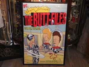 90'S★ビーバス&バットヘッド★ポスター★10★MTV★ビンテージ★UFO★BEAVIS AND BUTT-HEAD★ウォールデコ★お馬鹿★ジョーク★USA★宇宙人