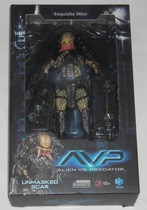 ハイヤトイズ エクスクイジットミニ AVP スカー・プレデター 1/18 アンマスク ver.