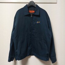 L/古着 レッドキャップ 長袖 ワーク ジャケット メンズ 紺 ネイビー 内側キルティング 22sep26 中古 アウター ジャンパー ブルゾン 05C0901_画像1