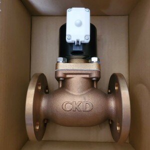 CKD PKS-12-27-4N-AC100V 蒸気用 電磁弁 32A フランジ