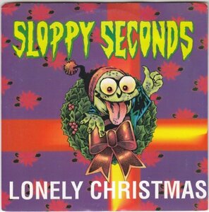 7”Single,SLOPPY SECONDS LONELY CHRISTMAS 輸入盤　カラーレコード