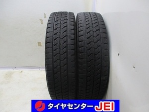 205-75R16 113/111L LT 9-8.5ｍｍ ブリヂストンW979 2020年製 中古スタッドレスタイヤ【2本】送料無料(S16-6272）