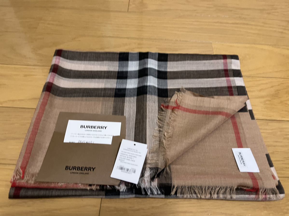 バーバリー ストール シルクの値段と価格推移は?|107件の売買情報を