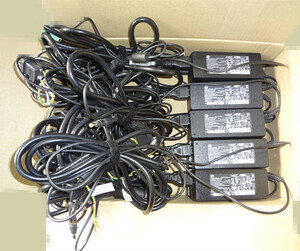  sale 10 piece set hp AC adapter TPC-CA54 19.5V 3.33A 65W cable attaching used operation goods ①