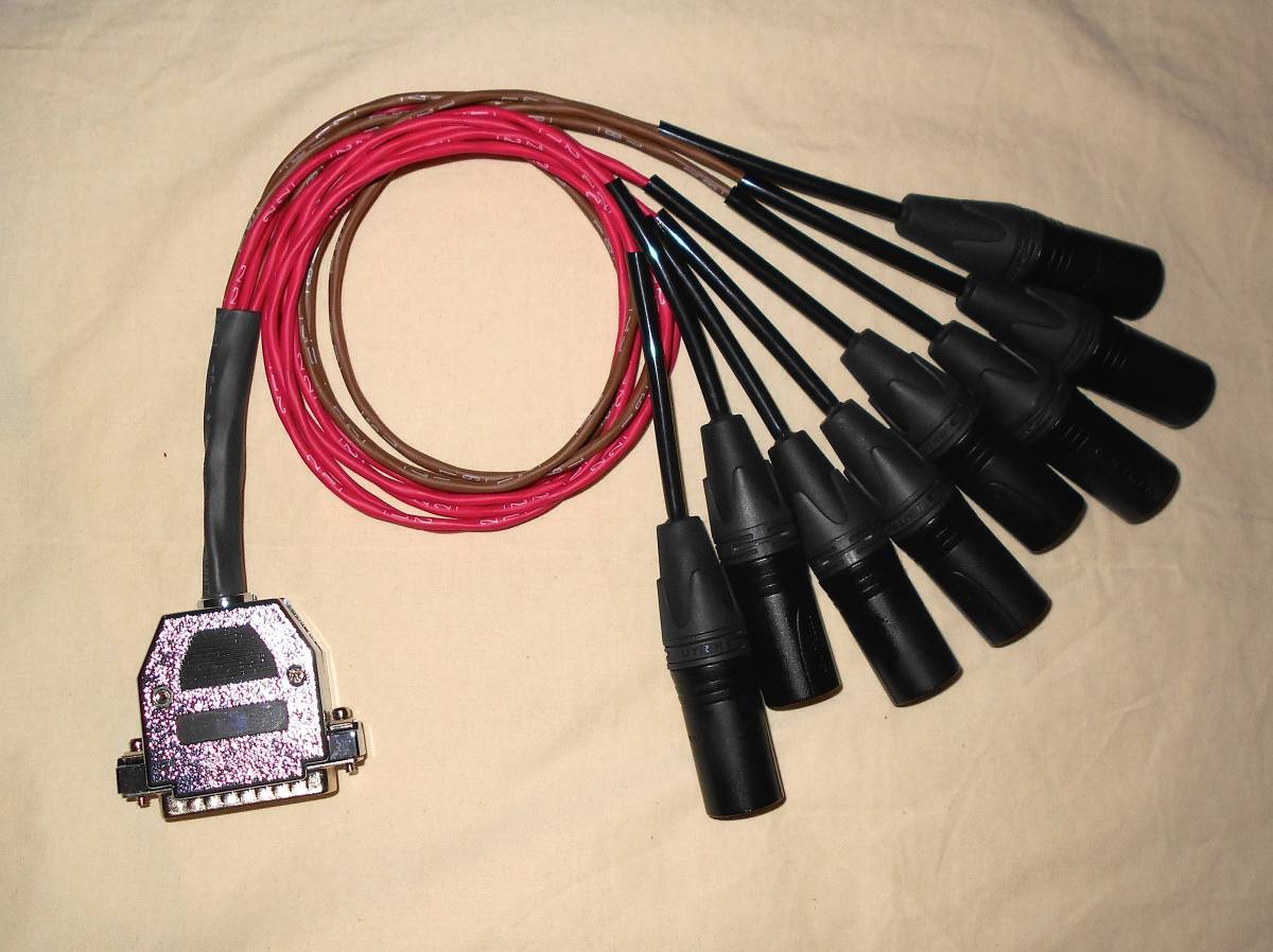 Degidesign オーディオケーブル DB25M/XLR3pin 【お試し価格!】 68.0
