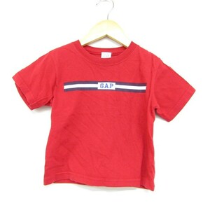 ベビーギャップ 半袖ロゴTシャツ カットソー 男の子用 18-24months 90サイズ 赤青 ベビー 子供服 babyGAP