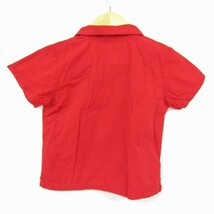 ベビーギャップ 半袖シャツ 草柄 カットソー 男の子用 12-18months 80サイズ 青赤 ベビー 子供服 babyGAP_画像2