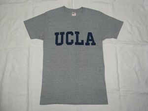 ☆ 70s USA製 ビンテージ UCLA カリフォルニア大学・ロサンゼルス校 Tシャツ sizeM 霜降りグレー ☆古着 80s OLD カレッジ チャンピオン