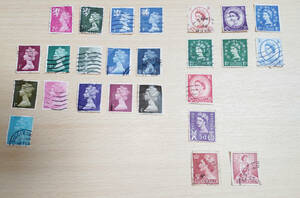 使用済み切手　エリザベス女王　1950年代以降　オーストラリア版有り