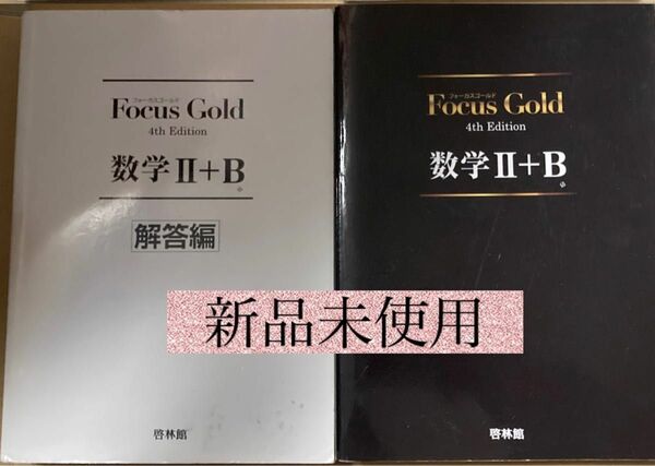 新品未使用 Focus Gold 数Ⅱ+B 第4版 テキストと解答編セット