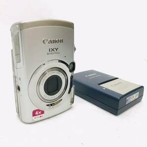 Cサ 動作確認済 Canon キャノン IXY DIGITAL 810IS PC1235 シルバー デジタルカメラ バッテリー 充電器有の画像1