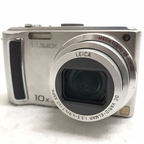 Cサ 通電確認済 Panasonic LUMIX DMC-TZ5 コンパクトデジタルカメラ シルバー バッテリー 充電器有の画像2