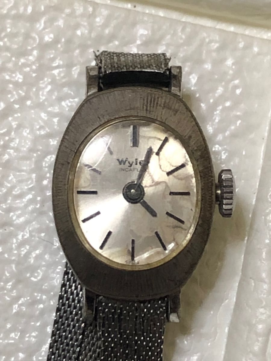 SWISS名門 Wyler 17石 レディース手巻き腕時計 稼動品 ベルト未使用 