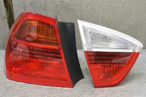BMW 320i E90 前期(VA20) 純正 破損無 取付OK 動作保証 左 テールランプ 内外 セット LED全点灯OK k069457