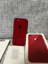 iPhone 8 64GB （PRODUCT）RED SIMフリー _画像3