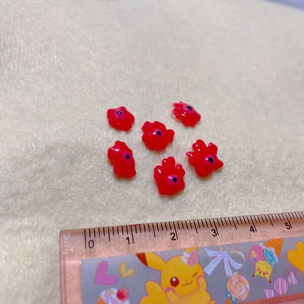 マリメッコ 花 3Dネイルパーツ