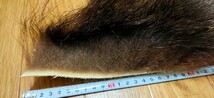 ●フライマテリアル●ヒグマの毛皮 端切れ（A32） 羆 熊 毛皮 / DIY　ハンドクラフト レザークラフト 毛鉤 毛針 フライ_画像2