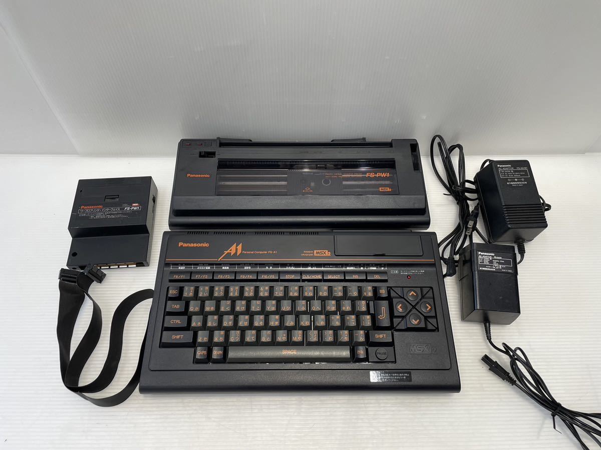 パナソニック MSX2+ FS-A1WX FS-PA1 プリンター ゲームパッド-