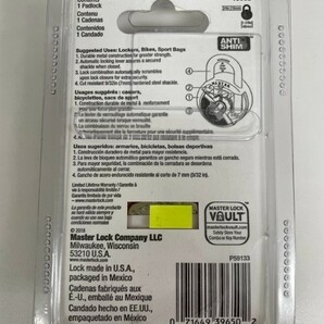 【新品】MasterLock 1500D & TSA Travel Lock 南京錠 ワイヤー マスター ロック 2個セットの画像3