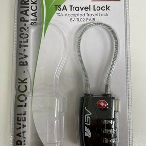 【新品】MasterLock 1500D & TSA Travel Lock 南京錠 ワイヤー マスター ロック 2個セットの画像4