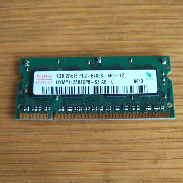 hynix PC2-6400S ノートPC メモリー １GB
