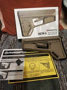 Magpul ACS-L カービン ストック Mil-Spec AR15/M4 FDE (実物)