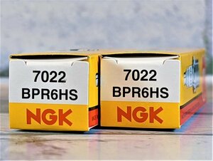 ＮＧＫ　ＢＰＲ６ＨＳ　２本セット　スズキ　レッツⅡＳ、Ｌ　ＣＡ１ＫＢ　９７ー０７　９１ー　適合　新品！