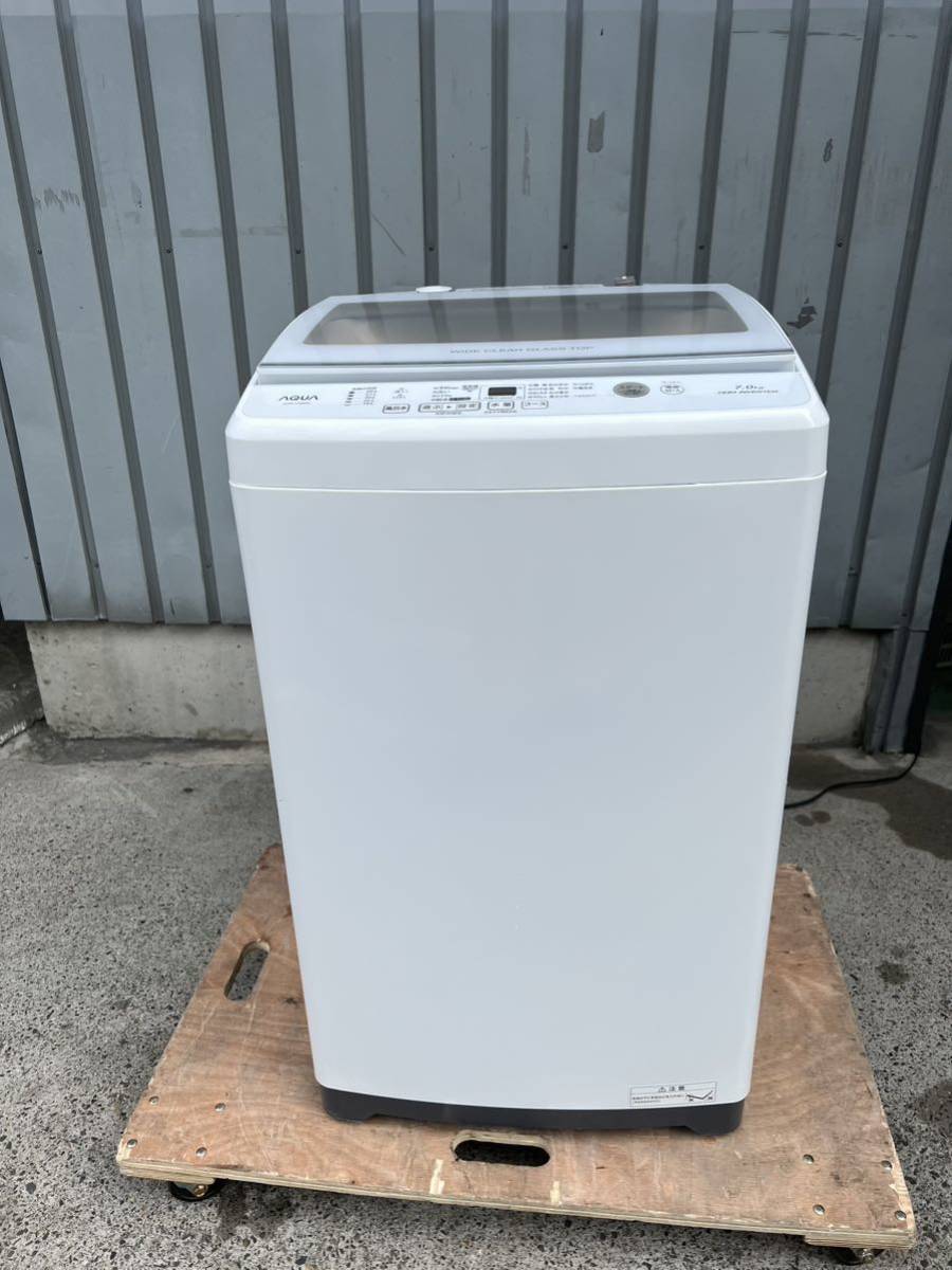 AQUA 洗濯機 AQW-GV100H 10kg 2019年製 家電 E580-