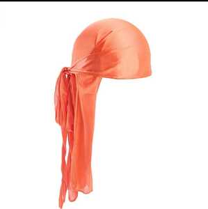 silk Night cap * bandana * cap *katsula* orange color *