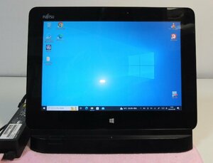 富士通 10.1インチ タブレット ARROWS Tab Q555/K64 Atom Z3795 1.59GHz 4GB eMMC128GB Win10 ドッグ付