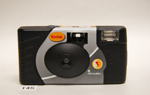 ｗ１４５・写ルンです　(Kodak・８００　銀色)　電池フィルム抜き済品　定形外便発送可