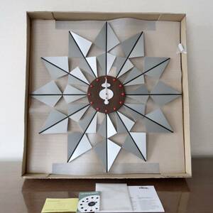 未使用品 Vitra社製 George Nelson wallclocks 【Flock of Butterflies】 /ジョージ・ネルソンフロックオブバタフライズ掛け時計