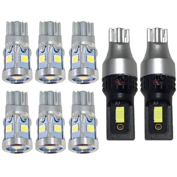 鬼爆 RC1/2 オデッセイ 純正LED車 純正球交換用 LED ルームランプ 車内灯 バックランプ ウェッジ バルブセット ホンダ