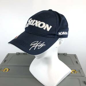 SRIXON NOMURA スリクソン 松山英樹 ゴルフキャップ ダークネイビー フリーサイズ サイン刺繍 マスターズ①