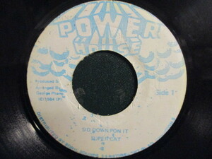 Super Cat ： Sid Down Pon It 7'' / 45s (( 80's Dance Hall / Dancehall レゲエ / 落札5点で送料無料