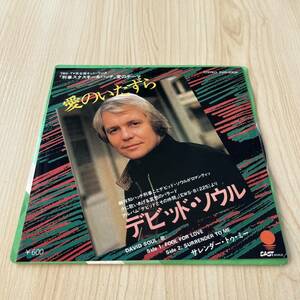 【国内盤7inch】デビッドソウル 愛のいたずら サレンダートゥーミー DAVID SOUL 刑事スタスキー＆ハッチ FOOLFORLOVE/EPレコード/EWR-20638