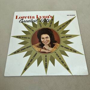 【US盤米盤】Loretta Lynn`s GREATEST HITS ロレッタリン / LP レコード / MCA-1 / 洋楽カントリーウエスタン /