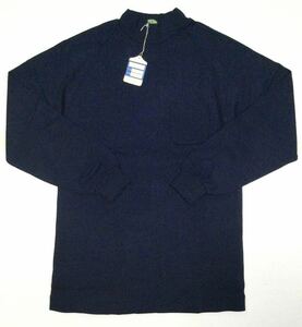 ヴィンテージ未使用品「OPELU」“1031-530” ハイネック ジャージトップス Navy SIZE:L/M相当 日本製 60's-70's当時物 ⑧