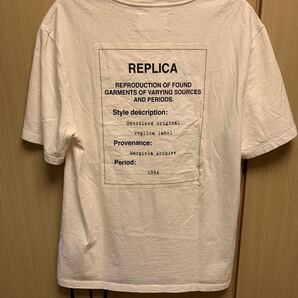 国内正規 17SS Maison Margiela 10 メゾン マルジェラ REPLICA レプリカ オーバーサイズ Tシャツ 白 44 30GC059322948 130044719