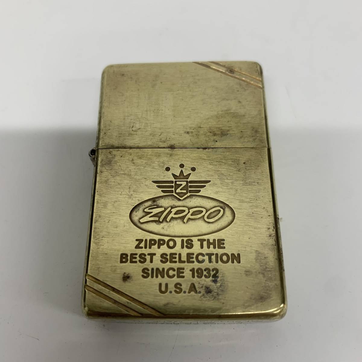 激安大特価!】 刻印エラー? 希少 珍品 ソリッドブラス Zippo ジッポ