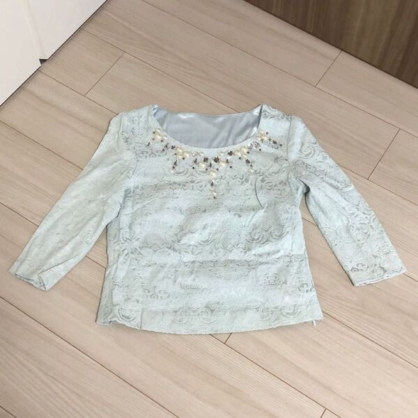 セシルマクビー トップス カットソー ミントグリーン 春服