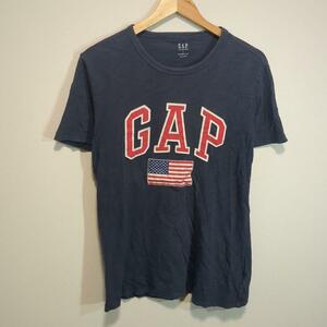 GAP Gap USA America национальный флаг дизайн короткий рукав футболка мужской S темно-синий цвет h2