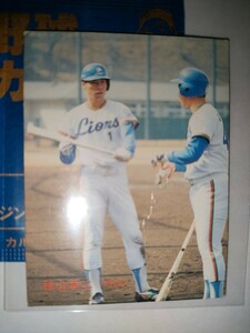 秋山幸二　87 カルビープロ野球チップス　No.253 西武ライオンズ